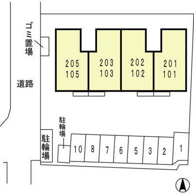 【区画図】 | シンフォニックガーデンC棟
