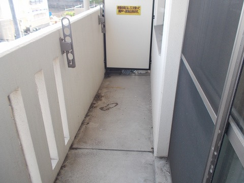 ブリリアント真壁のバルコニー