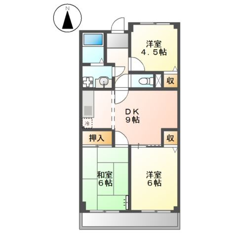 プリネールの間取り