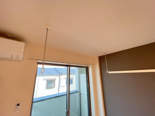 ジェンティー　フルールの設備|室内竿掛け