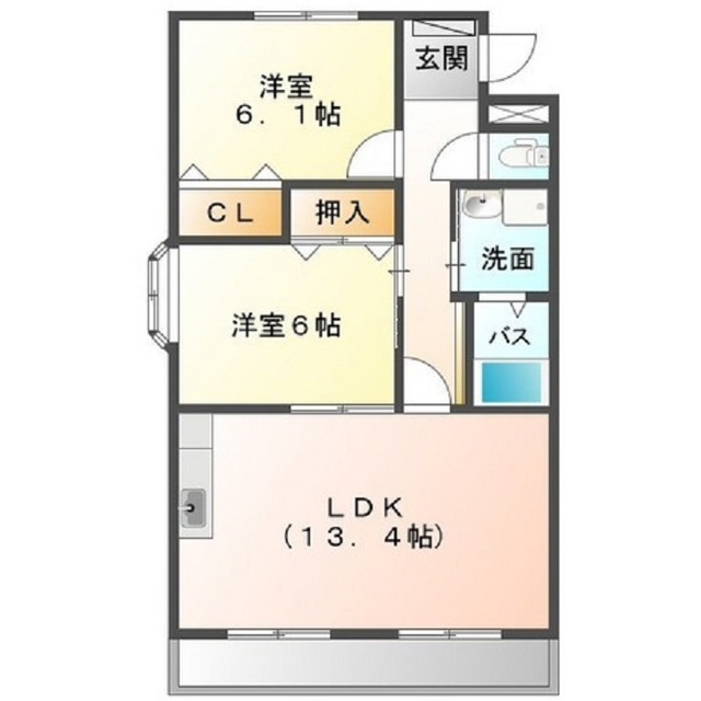 スカイふじの間取り