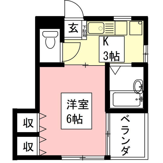 グリーンパーク中村の間取り