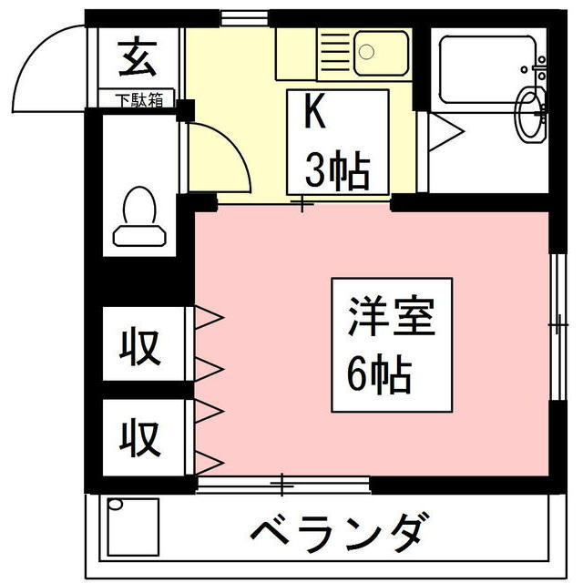 グリーンパーク中村の間取り