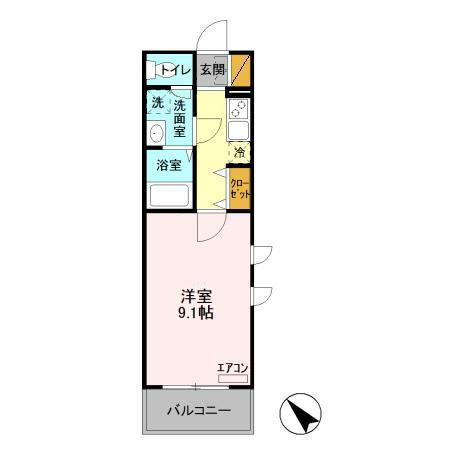 Magnolia cout［マグノリアコート］ Ⅱの間取り