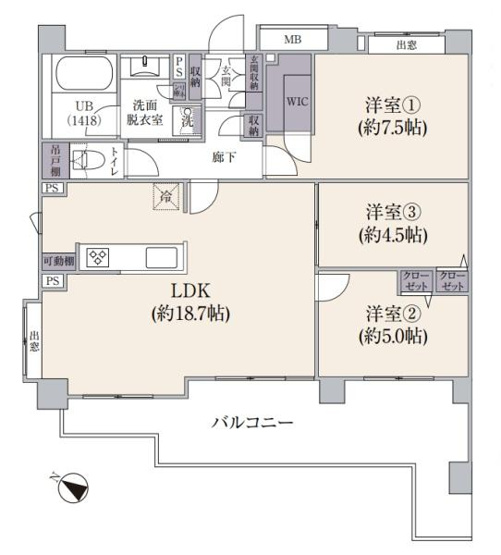 【間取り】 | 生田ビューフォルム