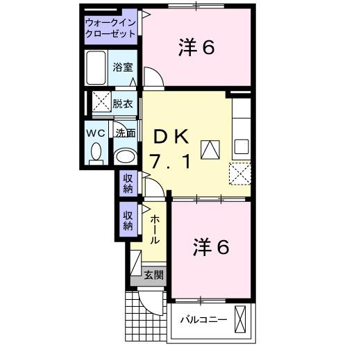 【間取り】 | サニー・レジデンスＡ