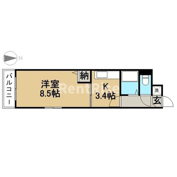 グランデージJUNの間取り