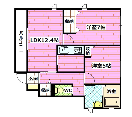 ソフィアM　Ⅴの間取り