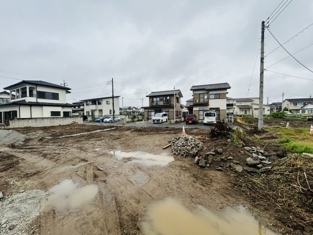 新築　前橋市下新田町1期　2号棟の外観|現地写真　2026年6月完成予定！類似物件のご内覧等、お気軽にお問合せください♪　							
　							
