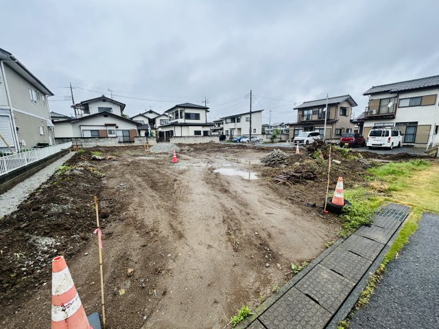 新築　前橋市下新田町1期　2号棟の駐車場|　駐車スペースは並列2台分可能です！
