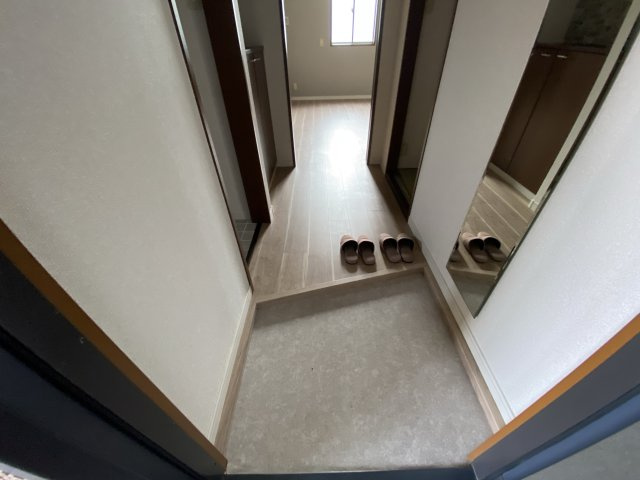 シャーメゾン蒲田Ａ棟の玄関