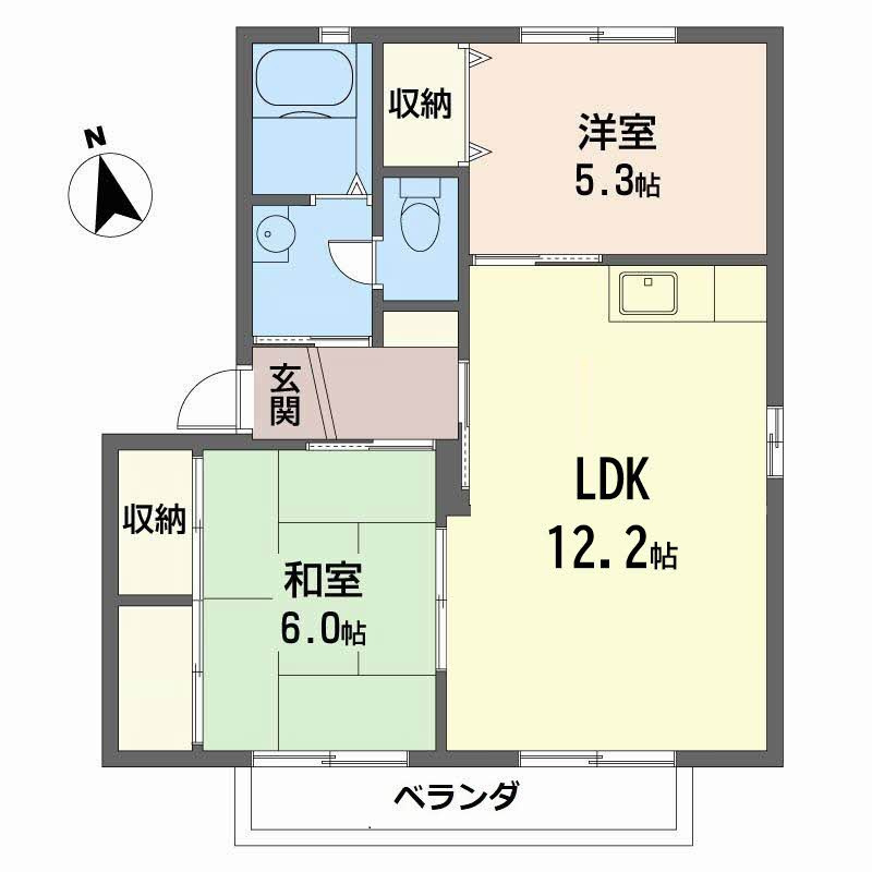 シャーメゾン蒲田Ａ棟の間取り