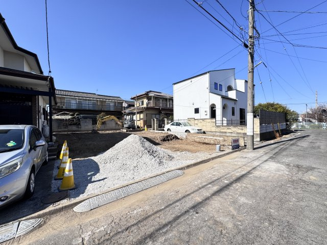 新築　前橋市朝倉町四丁目-１期　LIGNAGE　１号棟の外観|現地写真　2026年7月完成予定！類似物件のご内覧等、お気軽にお問合せください♪　							
　							
