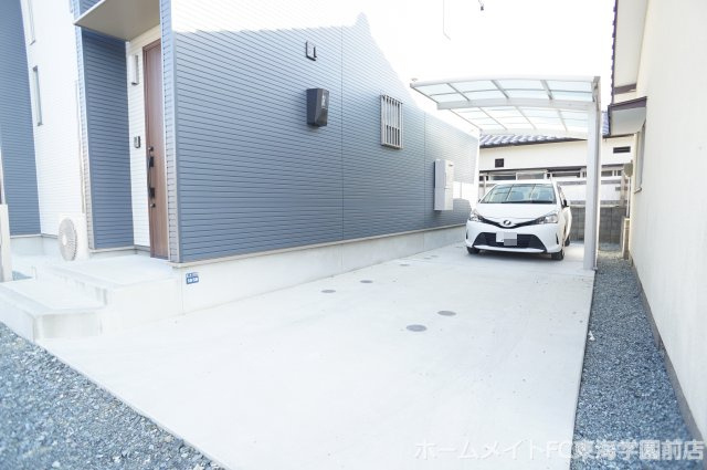 熊本市中央区出水６丁目の一戸建ての駐車場