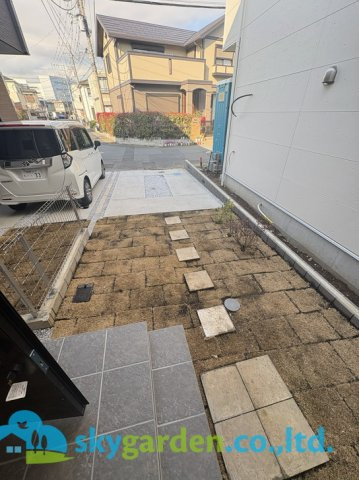 茅ヶ崎市今宿３期　新築戸建　全２棟２号棟の庭