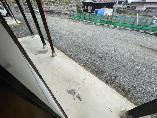 杉戸貸家のバルコニー