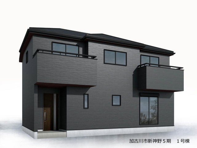 リーブルガーデン加古川市新神野5期の外観パース