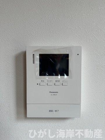 藤沢市片瀬山１丁目　新築戸建　全2棟のセキュリティ|TVモニター付きインターフォン