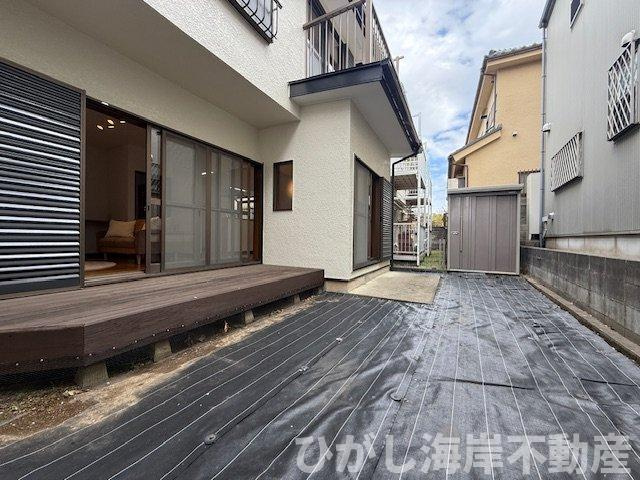 茅ケ崎市高田 　中古戸建の庭|南側　お庭