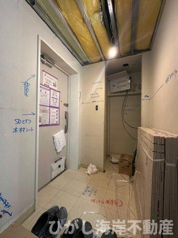 びゅうパルク湘南本鵠沼の玄関|3月19日撮影　リフォーム中　現地外観