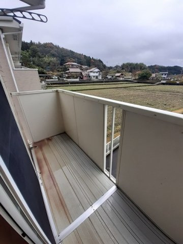 プランタンＢのバルコニー|陽当たり良好なバルコニーです