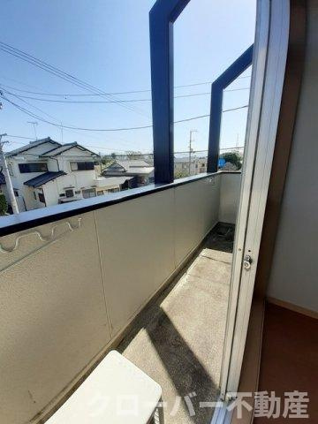 パルネット岡本のバルコニー