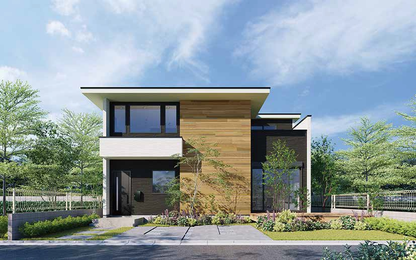 江戸川区西小岩5丁目　新築戸建ての外観パース