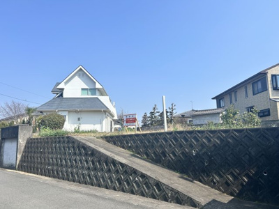 【外観】 | 荒尾市荒尾売地 | 広いお庭でBBQも。高台の閑静な住宅街です