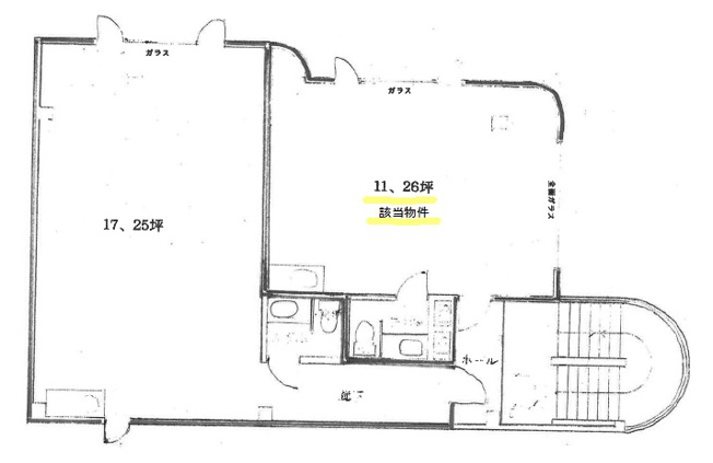【間取り】 | 高林東町貸テナント