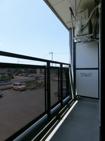 アクアサイド　Ａ棟のバルコニー