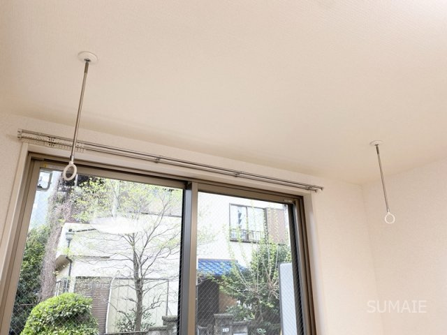 ルネスアリュールの設備|室内物干しあります！