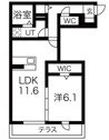 【間取り】 | ザ・アパートメント谷上(Good Home)