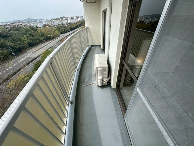 白川台ハイツ7号棟の外観パース|外観パースです