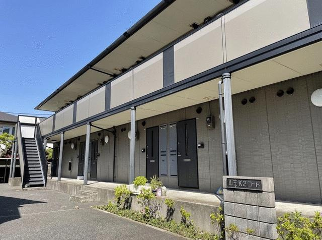山王K２コートの外観|２階建てです