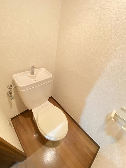 ロワジール向山Ｃのトイレ|落ち着いた色調のトイレです