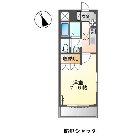 グランドコート弥生の間取り