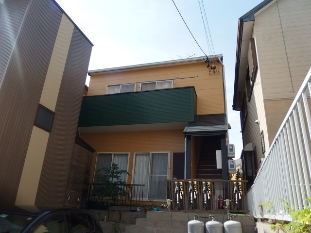 岡崎市庄司田１丁目のアパートの外観