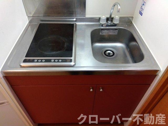 レオパレス富士見のキッチン