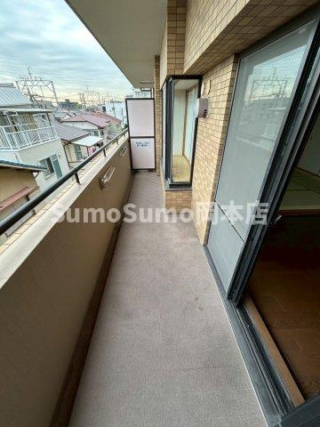 パーク・ハイム東芦屋町のバルコニー|落ち着いた時間を過ごせるバルコニーです
