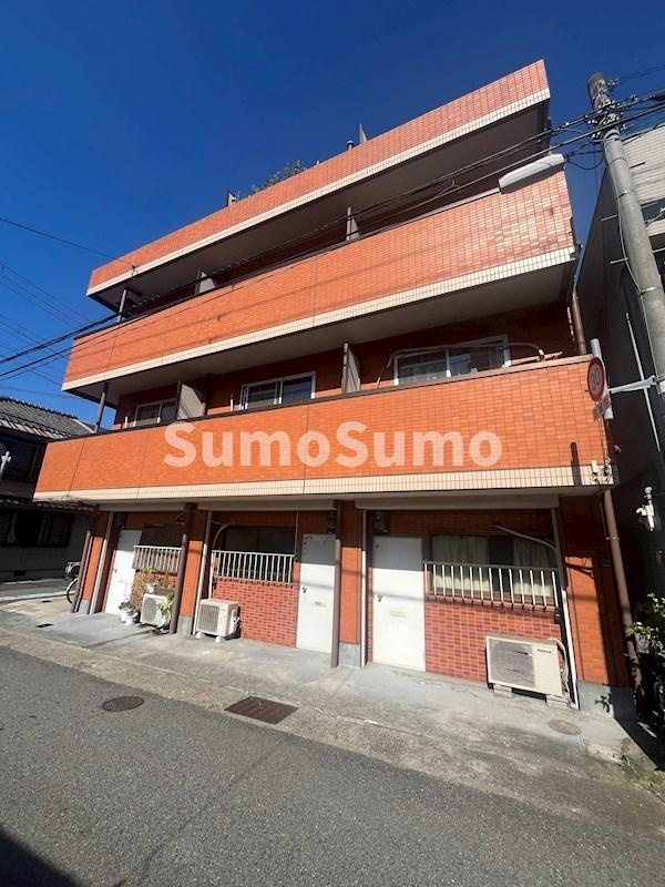 松原マンションの外観|外観は落ち着いています