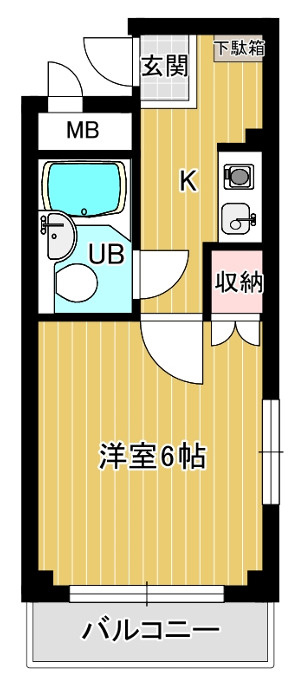 松原マンションの間取り