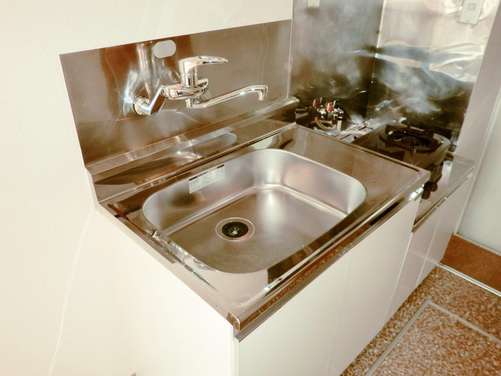 ルーエ磯のキッチン|ガスコンロ付き