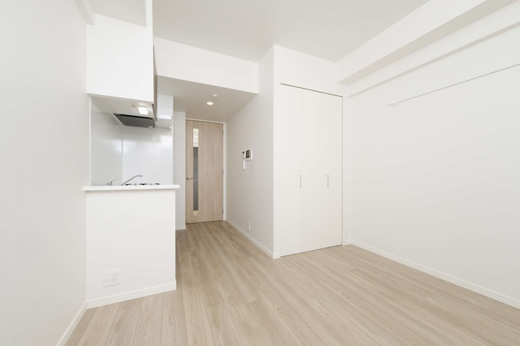 エンクレスト天神南PUREの居間・リビング|ゆったりとしたリビングです