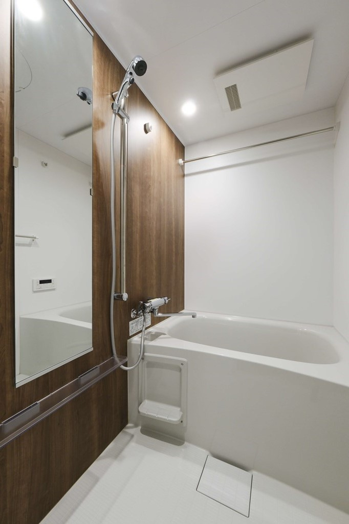 エンクレスト天神南PUREの浴室|ゆったり過ごせるお風呂です