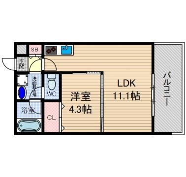 メゾンプレジールの間取り