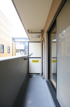 プラネット市ヶ谷のバルコニー