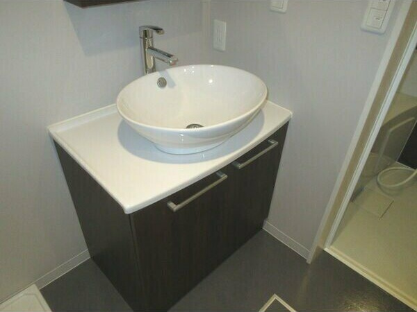 レクサス1439の洗面所|忙しい朝には欠かせない洗面所です