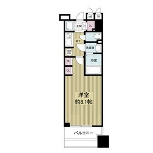 Lasante京橋の間取り