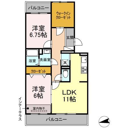 プレシール青葉台の間取り