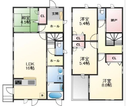 姫路市東山　山陽電鉄「八家駅」徒歩11分の間取り
